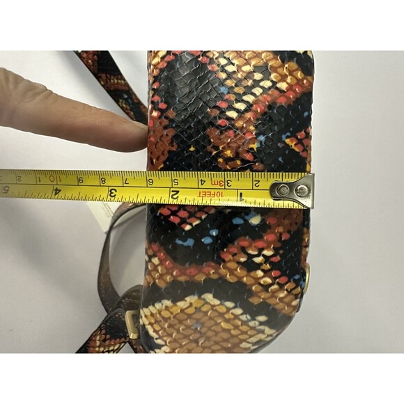 Hammitt Small Botanical Snake Embossed Leather Backpack Stunning Handbag NWT - Picture 9 of 9